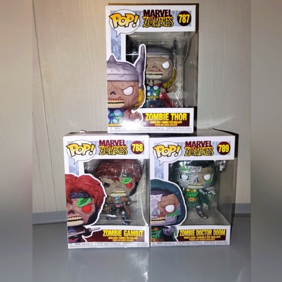 (J22) FUNKO Marvel Zombie 3 total bundle - Picture 1 of 2